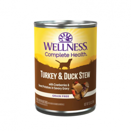 Wellness Stew 紅莓火雞鴨肉狗罐頭 12.5oz x 12罐